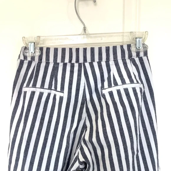 Brandy Melville Striped Cotton Stretch Crop Pants 24”x25” - Picture 11 of 11